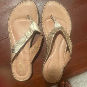 Born - gold sandals - super comfortable- hardly worn- size 8